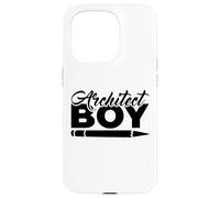 Petit architecte étudiant en Architecture Garçons Coque pour iPhone 15 Pro