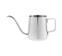 Petit arrosoir en acier inoxydable pour plantes d'intérieur et d'extérieur - 350 ml - Long bec - Bonsaï - Mini arrosoir en métal - Outils de jardinage pour semis de plantes d'intérieur et d'extérieur