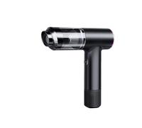 Petit aspirateur à main,Aiorber mini aspirateur 2-en-1, aspirateur sans fil pour voiture, modèle à balais de charbon + brosse pour sol, noir