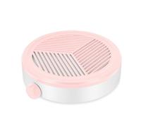Petit Aspirateur Ongles, Aspiration Réglable, Puissant Aspirateur à Ongles Manucure Table Aspirateur de Poussière D'ongles (blanc-rose)