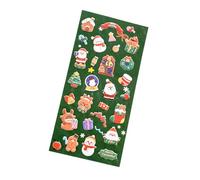 Petit autocollant réutilisable pour bouteille d'eau, carnet de notes, scrapbooking, adorables autocollants de dessin animé, petits autocollants réutilisables