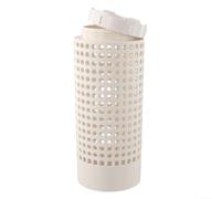 Petit bac à compost pour jardin, tube de composteur en PVC pour la décomposition des déchets de cuisine, 30,5 x 15,2 x 15,2 cm, récipient de recyclage extérieur peu encombrant avec couvercle sécurisé