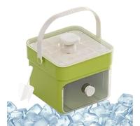 Petit bac à glaçons, machine à glaçons avec poignée et couvercle, Press Art Réutilisable Fabrication à double couche pour la maison, le camping, les cocktails