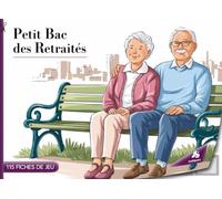 Petit Bac des Retraités - Jeu pour les Seniors - 105 fiches de jeu: Jeu du baccalauréat - Édition Retraités | Le jeu classique avec des catégories pleines d’humour et de souvenirs
