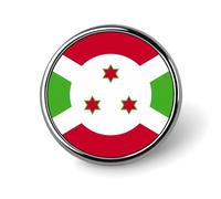 Petit badge rond avec le drapeau du Burundi, épinglette pour sac, 2,5 cm, accessoires pour chemises