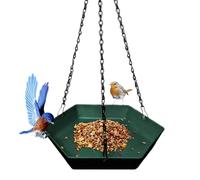 Petit Bain d'oiseaux, Distributeur De Extérieur Polygonal, Bassin Suspendable Décoration Jardin pour Fenêtre Balcon Terrasse Patio Porche Observation Oiseaux