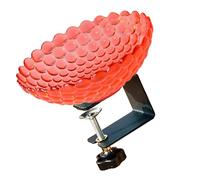 Petit bain d'oiseaux résistant aux intempéries - Structure métallique amovible - Encourage l'observation des oiseaux - Résistant aux intempéries - Bain d'oiseaux de jardin