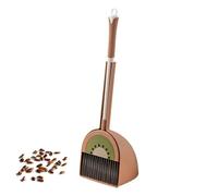 Petit balai avec palette, ensemble combiné, Petit balai avec pelle | Balai de cuisine design Fruit | Outils de nettoyage de maison, ensemble d'aides à domicile pour d'âge préscolaire