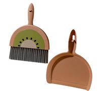 Petit balai - Compagnon pelle à poussière légère et portable pour table | Fouet balais petit ensemble de pelle à poussière pour la maison cuisine Table voiture bureau clavier