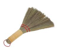 Petit Balai de Table en Paille Naturelle, Balayette de Ramasse Miettes | Brosse à Main Tressée, Manche Ergonomique, pour Coins et Canapés, Rangement Suspendu, Usage Maison