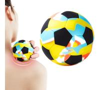 Petit Balle de Massage - Ballons de Massage Manuel en Forme de Ballon de Football,Équipement de Relaxation en Silicone Élastique, Accessoires Fitness pour Pieds, Épaules, Dos et Mains