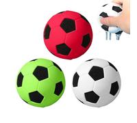 Petit ballon de football : 3 pièces de balles en mousse souple pour , pour se détendre, pour une utilisation intérieure et extérieure, pour la maison, l'école et les anniversaires