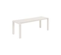 Petit banc en aluminum blanc Vondel