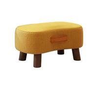 Petit banc repose-pieds ottoman avec poignée portable - Marchepied moderne pour couloir, chambre, salon, dortoir