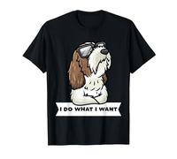 Petit Basset Griffon Vendéen Chien T-Shirt, Homme, Noir, L
