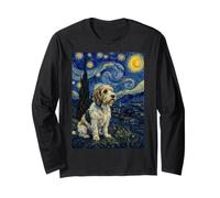 Petit Basset Griffon Vendéen Chien Van Gogh Nuit étoilée Manche Longue