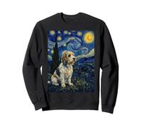 Petit Basset Griffon Vendéen Chien Van Gogh Nuit étoilée Sweatshirt