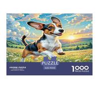Petit Basset Griffon Vendéen Puzzle 1000 Pièces Educa Jouet en Bois Jeu D'Intelligence Décoration Intérieure Jeu Éducatif Challenge Toy Adultes Et Enfants À Partir De 14 Ans 70x50cm/1000pcs