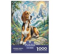Petit Basset Griffon Vendéen Puzzle 1000 Pièces Educa Jouet en Bois Jeu D'Intelligence Décoration Intérieure Jeu Éducatif Challenge Toy Adultes Et Enfants À Partir De 14 Ans 38x26cm/1000pcs
