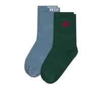 Petit Bateau 2 paires de chaussettes enfant en coton logo