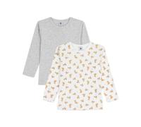 Petit Bateau 2 TS ML Le sous Vêtements Jour, Variante 1, 8 Ans Garçon