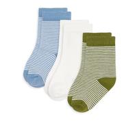 Petit Bateau 3 Paires De Chaussettes Bébé En Coton Milleraie