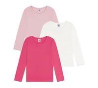 Vêtements Petit Bateau Lot de 3 Tee-Shirts À Manches Longues Unis pour Enfant 4A Blanc