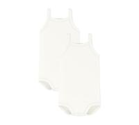Petit Bateau Bodies à bretelles – Lot de 2 – Bébé fille 6 mois – Variante 1