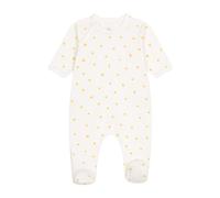 Petit Bateau A09GF Pyjama Dors Bien, Marshmallow/ORGE, 0-3 Mois Mixte Enfant