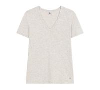 Petit Bateau A0A1I Tee Shirt Manches Courtes, Gris, L Femme