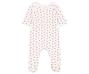 Petit Bateau A0ARW Dors Bien Manches Longues Mixte Bébé, Marshmallow/Terkuit 12 Mois