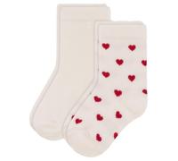 Lot de 2 paires de chaussettes bébé en tricot PETIT BATEAU blanc 19/22