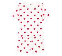 Petit Bateau A0B5V Pyjacourt Manches Courtes Femme, Marshmallow/Terkuit M