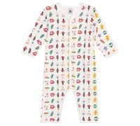 Petit Bateau A0BB3 Dors Bien sans Pieds Manches Longues Mixte Bébé, Marshmallow/Multico 3 Mois