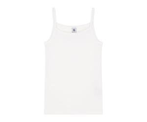Petit Bateau A0BD5 Chemise à Bretelles sans Manches Femme, Ecume L