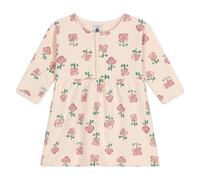 Petit Bateau A0BKI Robe Manches Longues Bébé Fille, Avalanche/Daisy 18 Mois