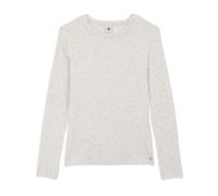 Petit Bateau A0BOP Tee Shirt Manches Longues Femme, Beluga Chine XS