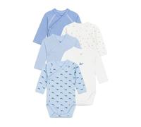 Petit Bateau A0CBA Bodies Naissance Manches Longues, Variante 1, Prématuré (Lot de 5) Mixte bébé