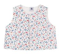 Petit Bateau A0CEM Gilet Sans Manches Blanc/Multico Bébé Fille 18 mois