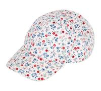 Petit Bateau A0CEQ Casquette, Blanc/Multico, 6-8 Ans Fille
