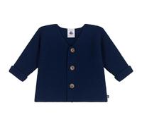 Petit Bateau A0CES Cardigan, Bleu, 18 Mois Mixte bébé