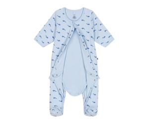 Petit Bateau A0CFL Bodyjama Toudou/Alaska Mixte Bébé 12 Mois