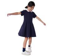 Petit Bateau A0CJR Robe Manches Courtes Bleu Fille 3 Ans