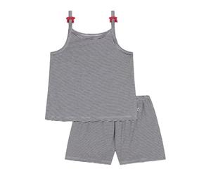 Petit Bateau A0CJX Pyjacourt Bleu/Blanc Fille 4 Ans
