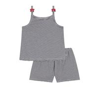Petit Bateau A0CJX Pyjacourt Bleu/Blanc Fille 5 Ans