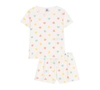 Petit Bateau A0CJZ Pyjacourt Blanc/Multico Fille 8 Ans