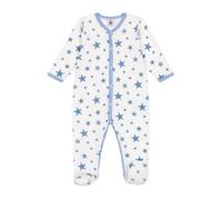 Petit Bateau A0CKJ Dors Bien, Blanc/Bleu, 6 Mois Mixte bébé