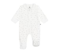 Petit Bateau A0CL0 Dors Bien Zippé, Blanc/Bleu, 12 Mois Mixte bébé