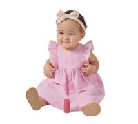 Petit Bateau A0CLO Robe Manches Courtes et Bloomer Ecume/Petal Bébé Fille 24 Mois