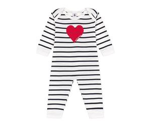 Petit Bateau A0CN4 Dors Bien sans Pieds Blanc/Bleu Mixte Bébé 24 Mois